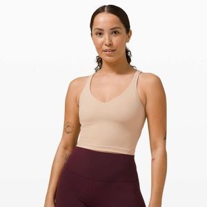 NWT lululemon align tank cafe au lait 8 crop top